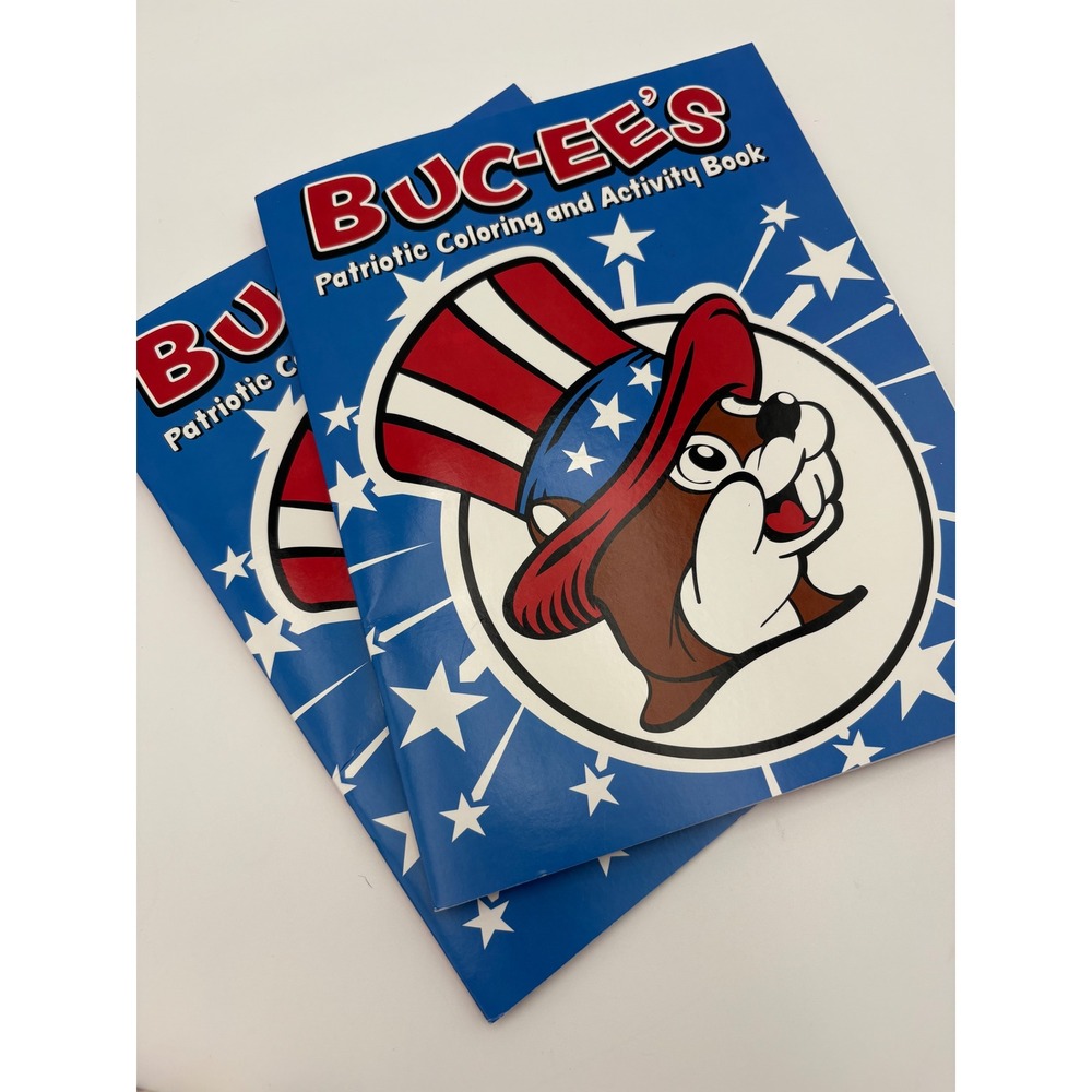 Buc-ee's Patriotic Coloring and Activity‎ Book Kids Travel Fun USA